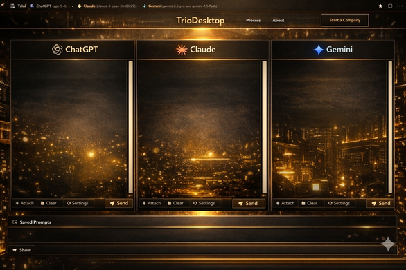 TrioDesktop workspace screenshot